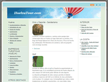 Tablet Screenshot of huelvatour.com